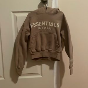 Brown Essentials Hoodie
